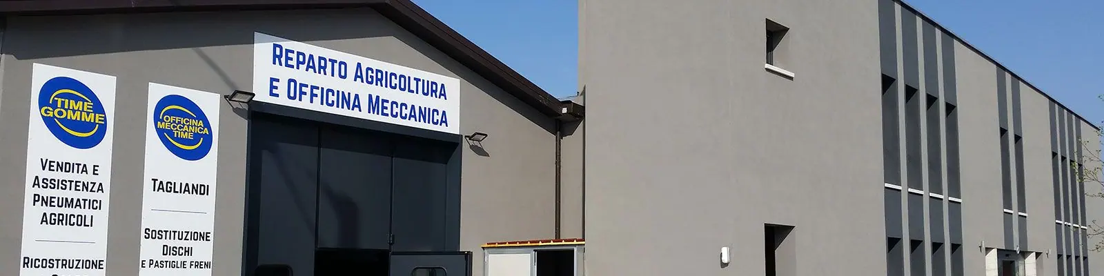 L’edificio del reparto agricoltura e officina meccanica